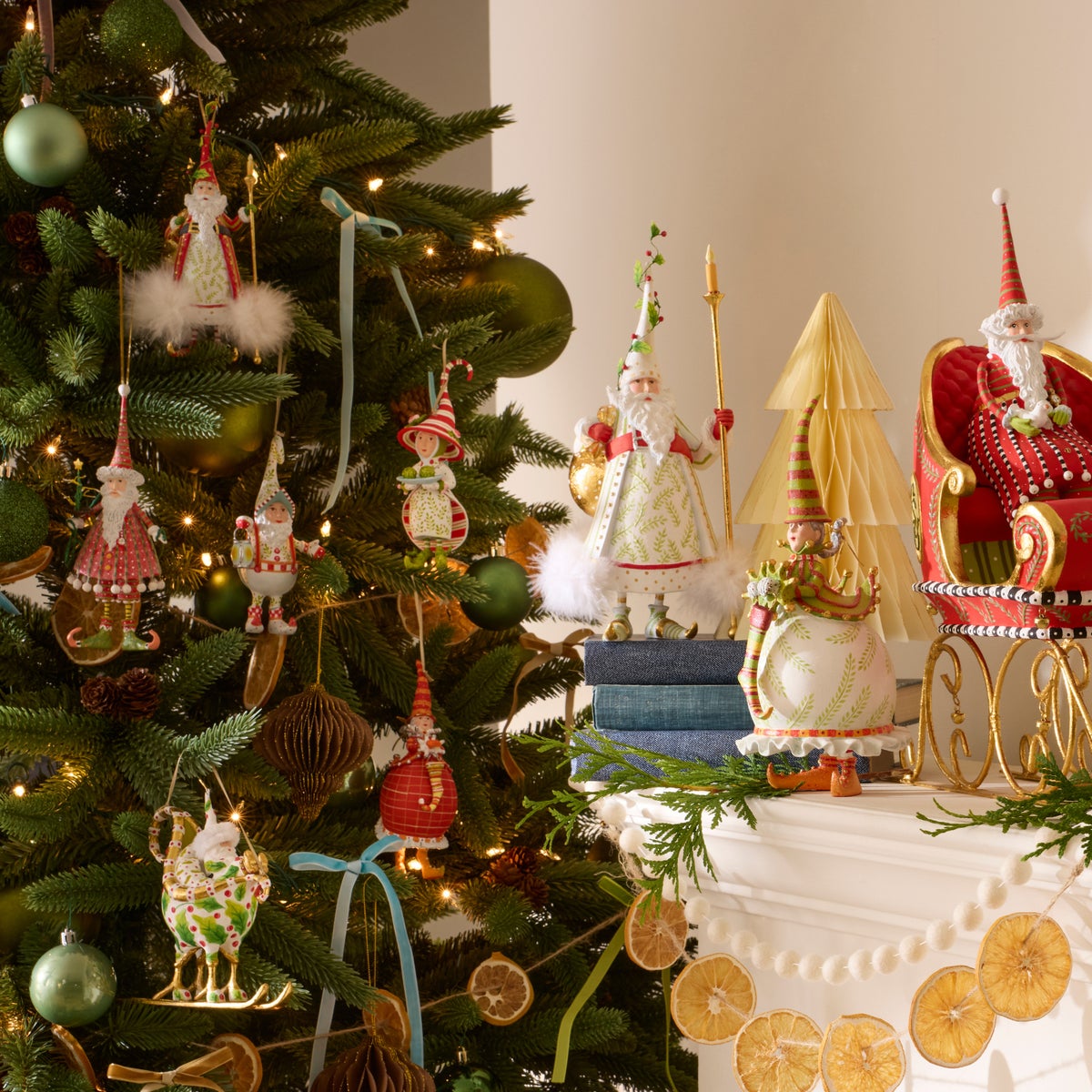 Patience Brewster Dash Away Dashing Santa Ornament - Image 3