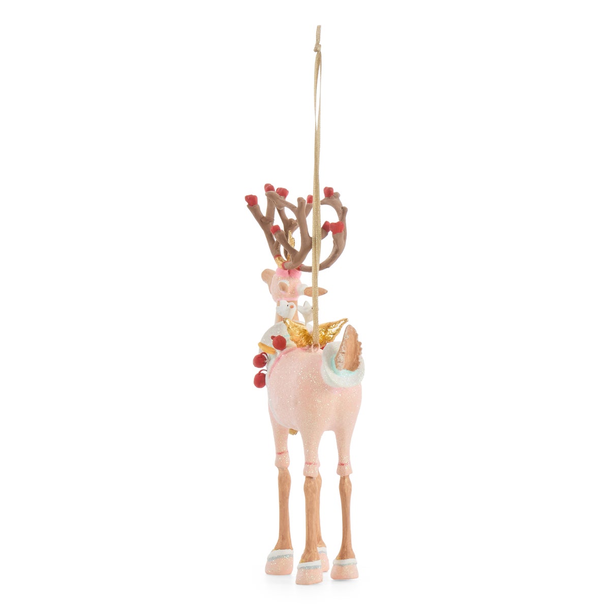 Patience Brewster Dash Away Cupid Reindeer Ornament - Image 5