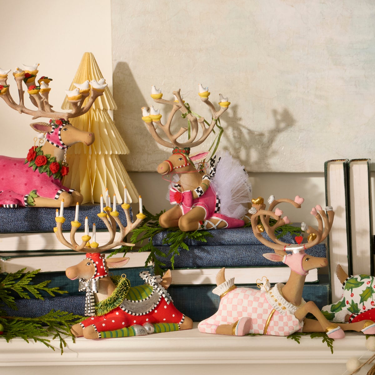 Patience Brewster Dash Away Sitting Dancer Reindeer Figure - Image 3
