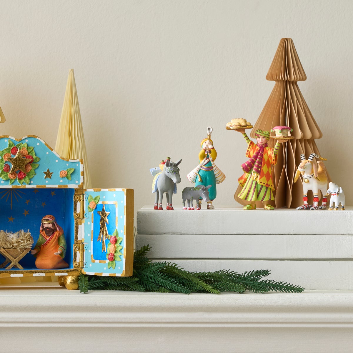 Patience Brewster Nativity Mother & Baby Donkey Mini Figures - Image 3