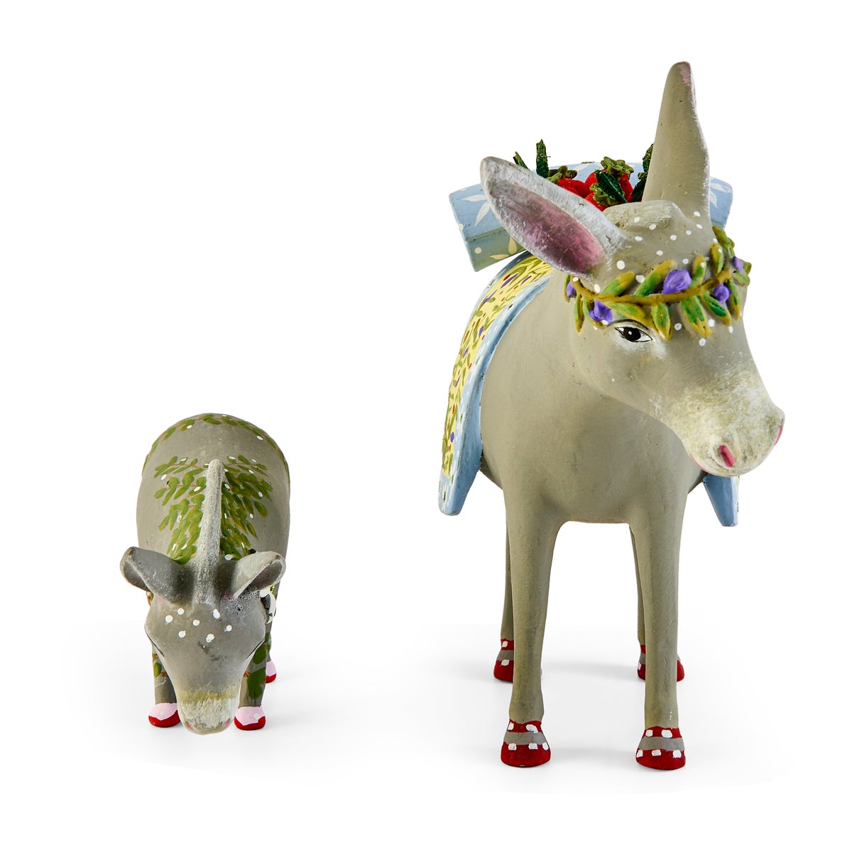 Patience Brewster Nativity Mother & Baby Donkey Figures - Image 4