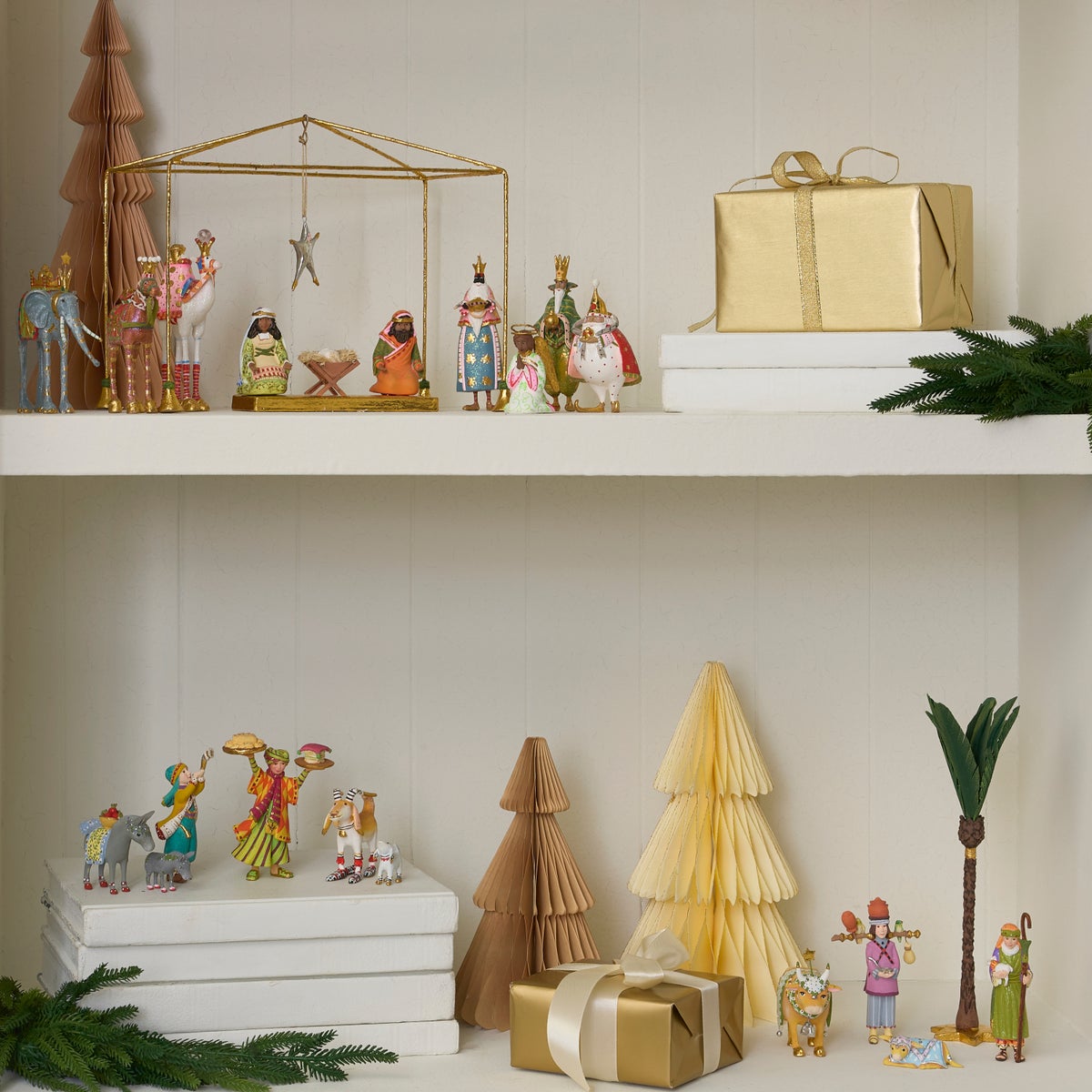 Patience Brewster Mini Nativity Nathan & Noel Goat Figures - Image 3