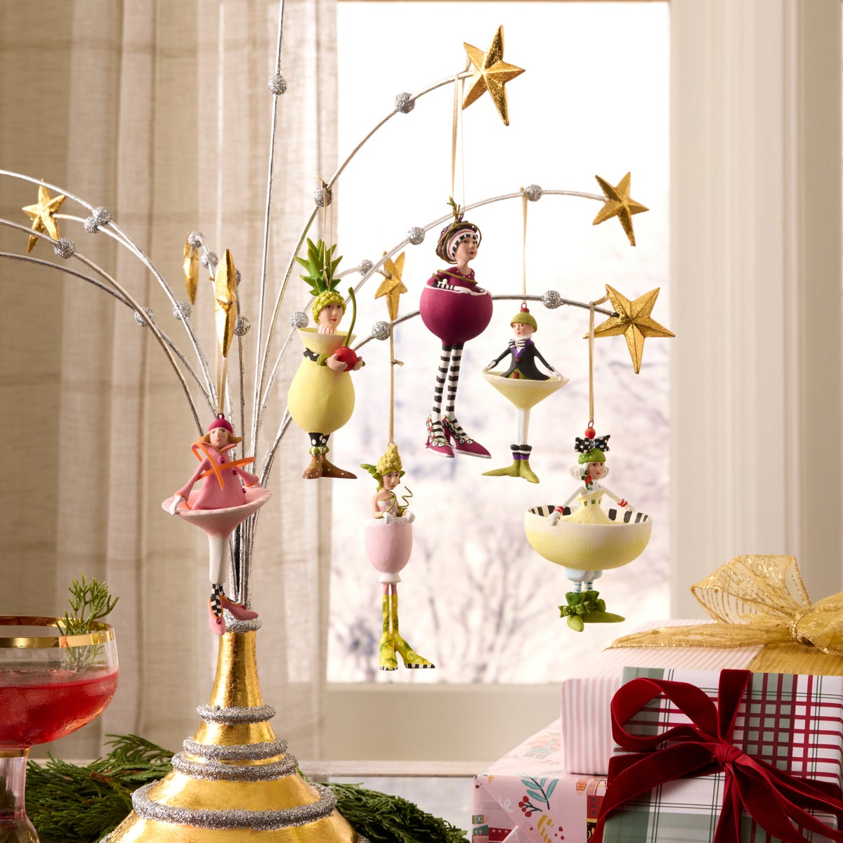 Patience Brewster Mini Cocktail Ornaments, Set of 6 - Image 2