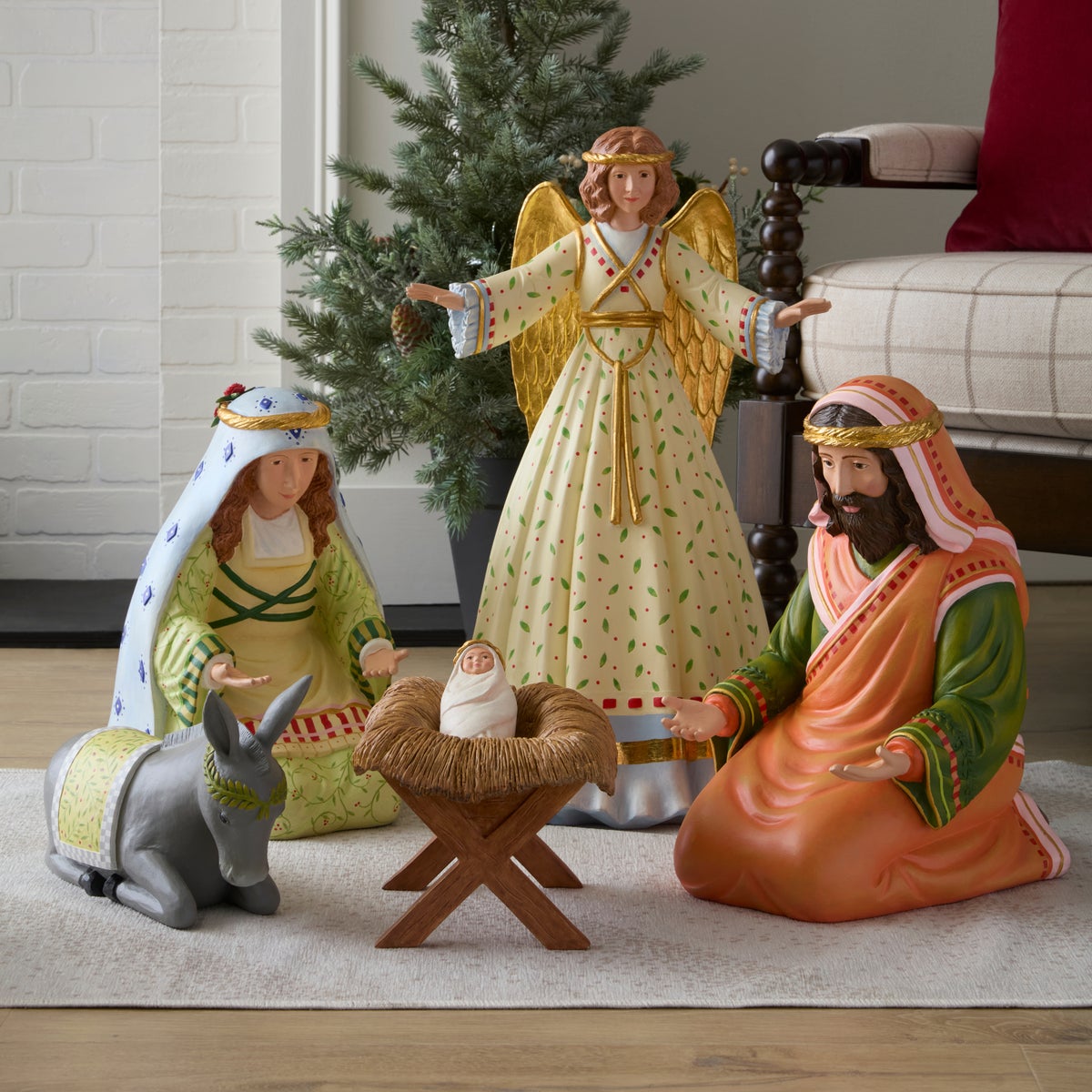 Patience Brewster Nativity Angel Display Figure - Image 5