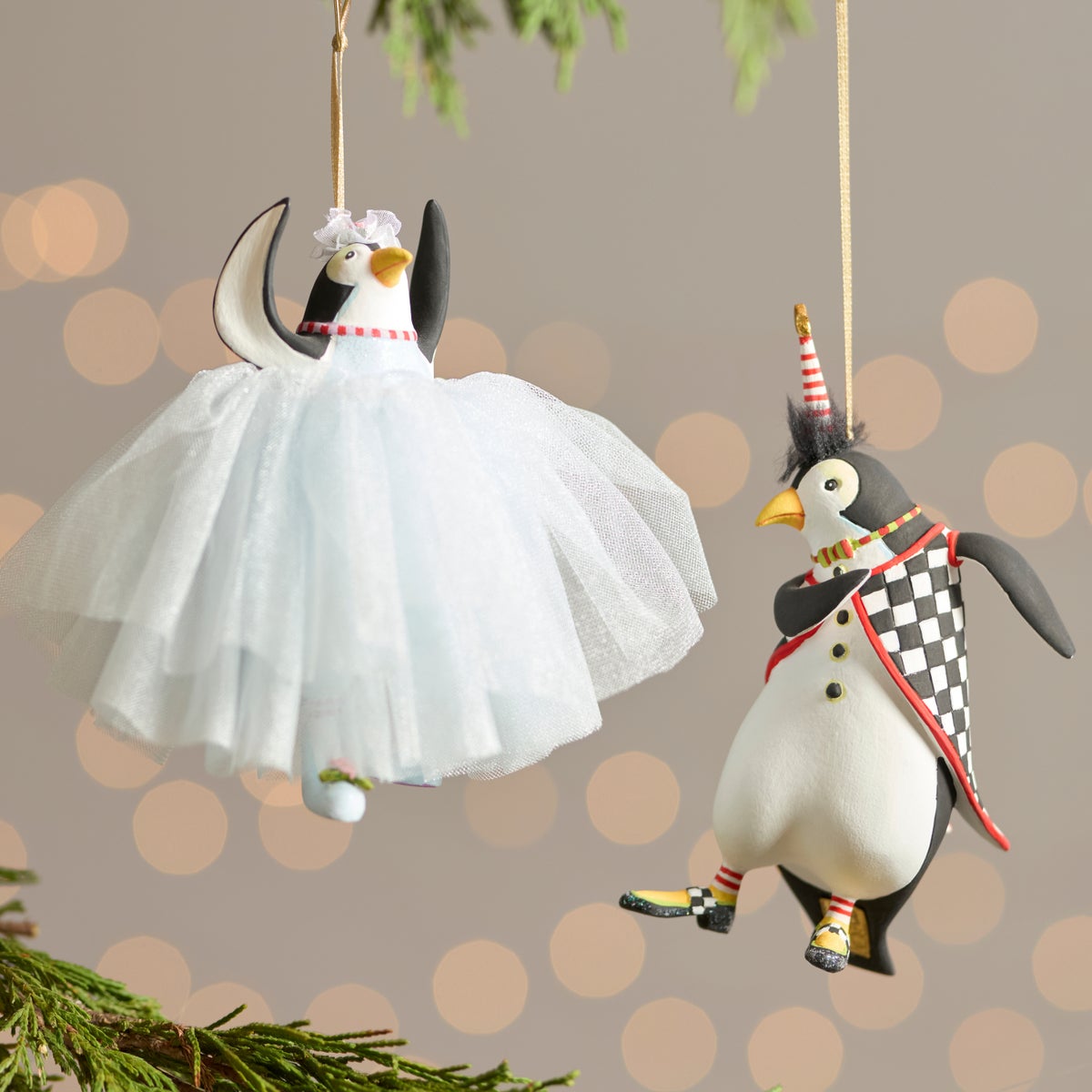 Patience Brewster Penguins En Pointe Ornaments, Set of 4 - Image 6