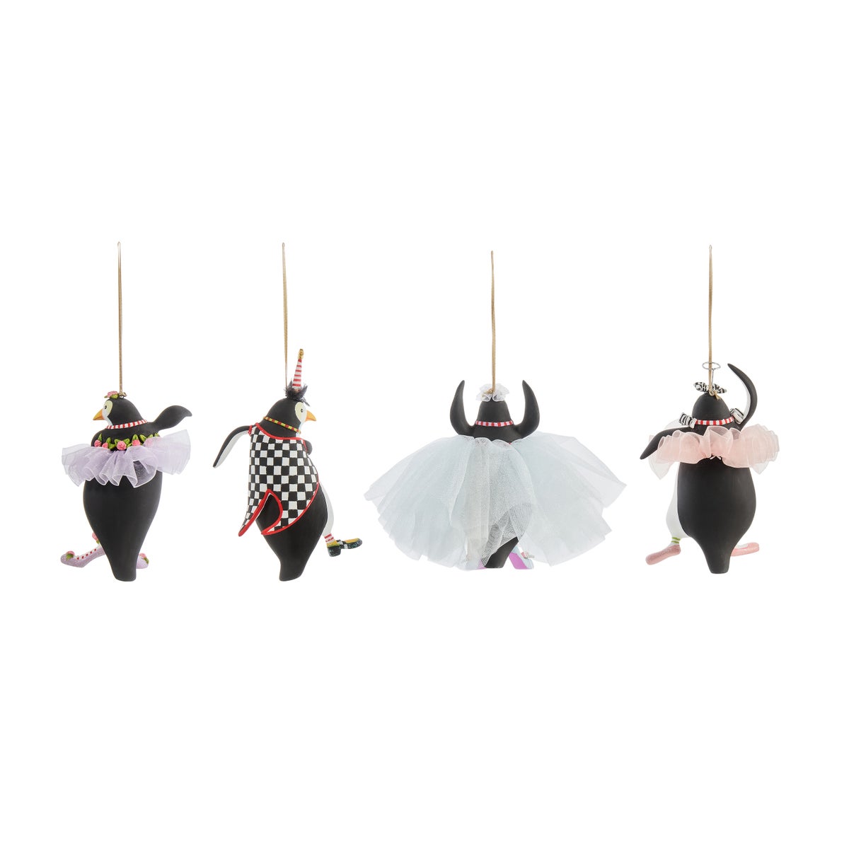 Patience Brewster Penguins En Pointe Ornaments, Set of 4 - Image 7