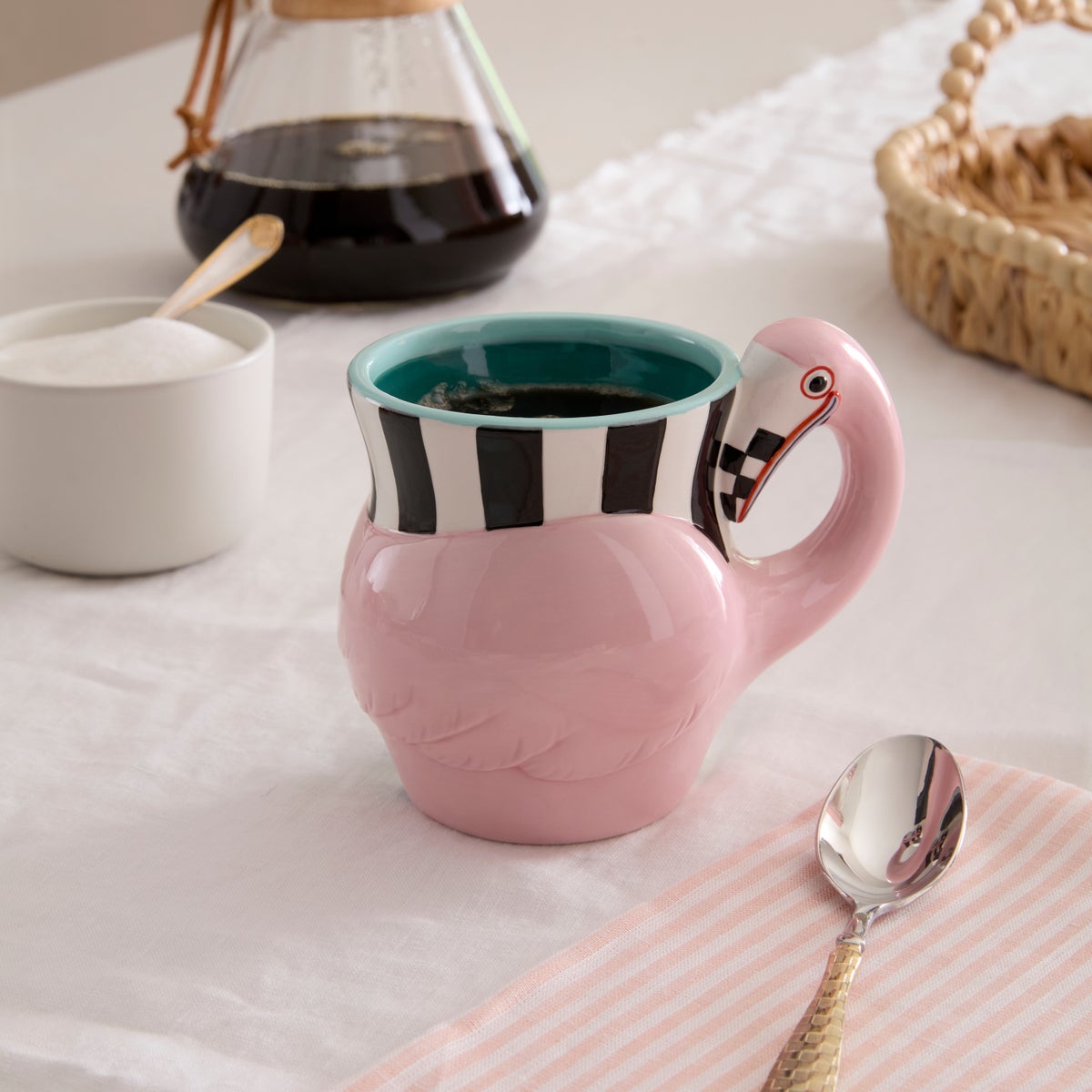 Patience Brewster Flamingo Ceramic Mug - Image 2