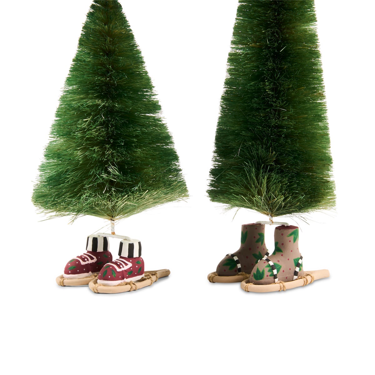 Patience Brewster Mooseltoe Sisal Trees, Set of 2 - Image 4