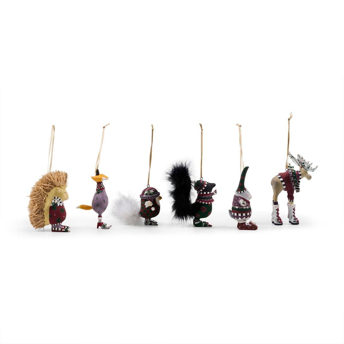 Patience Brewster Mooseltoe Mini Ornaments, Set of 6 - Image 5