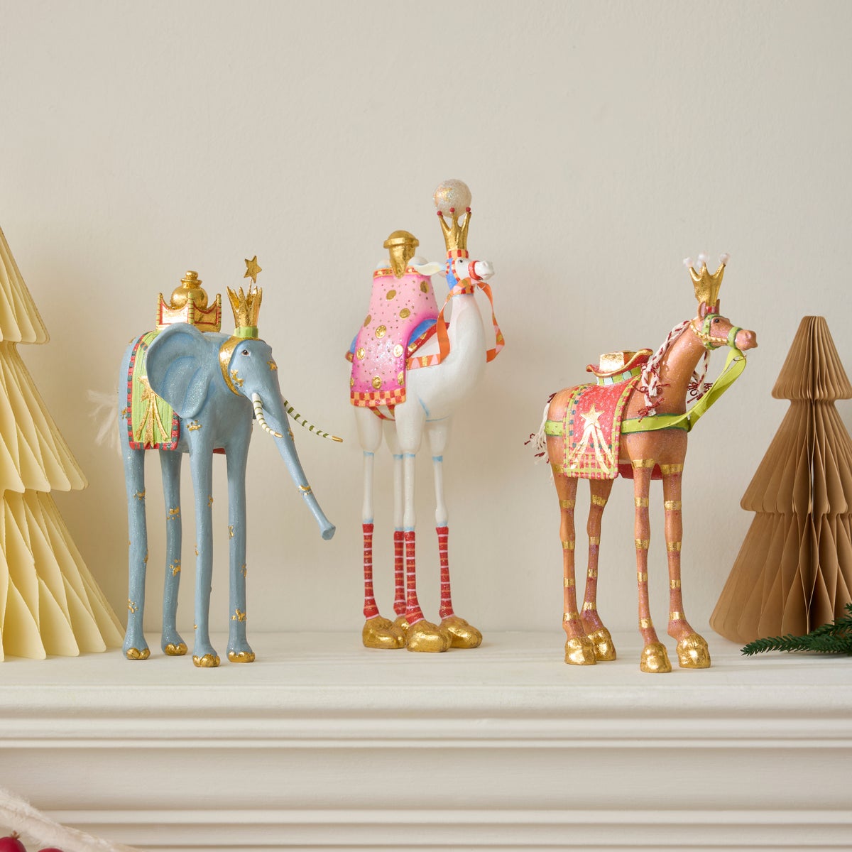 Patience Brewster Nativity Magi Animal Figures, Set of 3 - Image 2