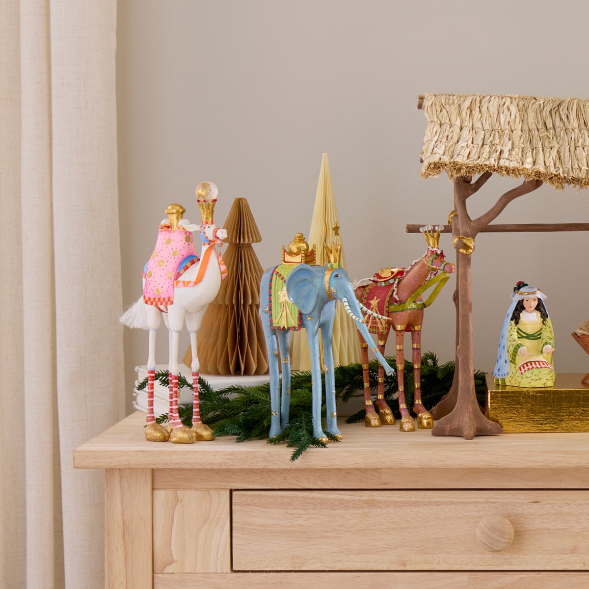 Patience Brewster Nativity Magi Animal Figures, Set of 3 - Image 4