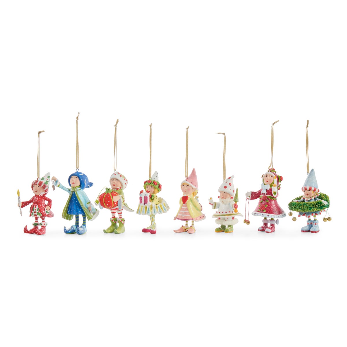 Patience Brewster Dash Away Elves Mini Ornaments Set - Image 3
