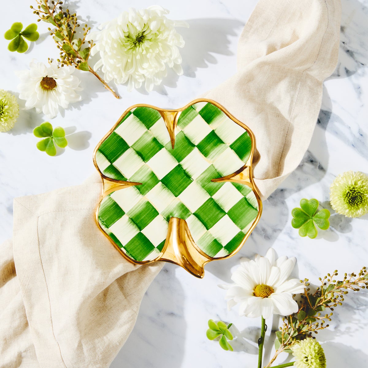 Lucky Check Clover Plate - Image 6