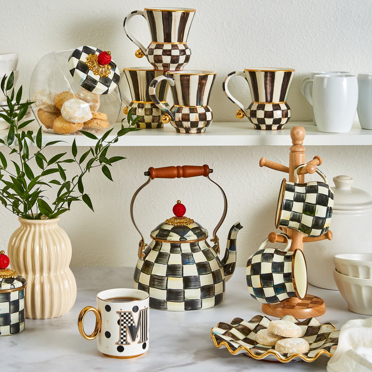 Courtly Check Ceramic Mug - Image 7