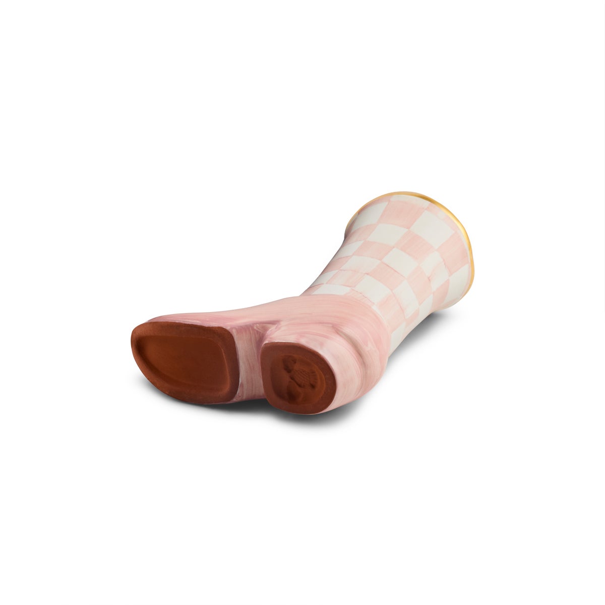 Lainey Wilson Rosy Check Cowgirl Boot Bud Vase - Image 4