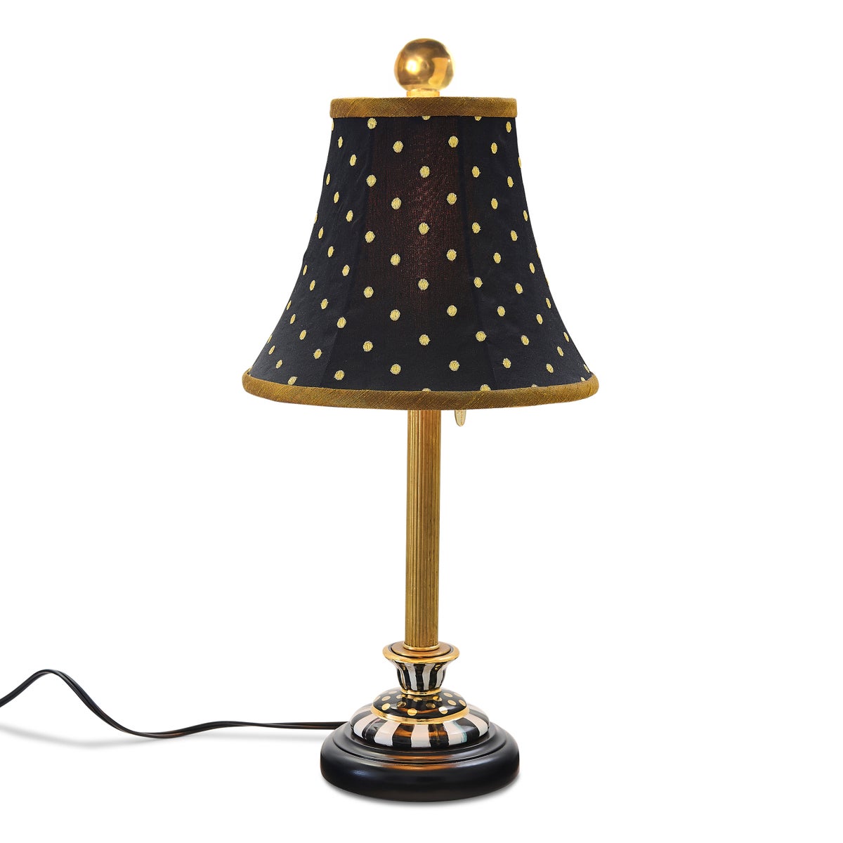 Black Tie Courtly Candlestick Table Lamp - Image 3