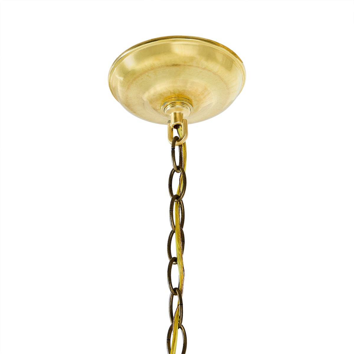 Courtly Check Medium Ceramic Pendant Lamp - Image 7