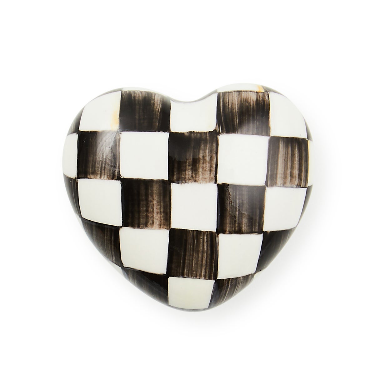 Courtly Check Heart Knob