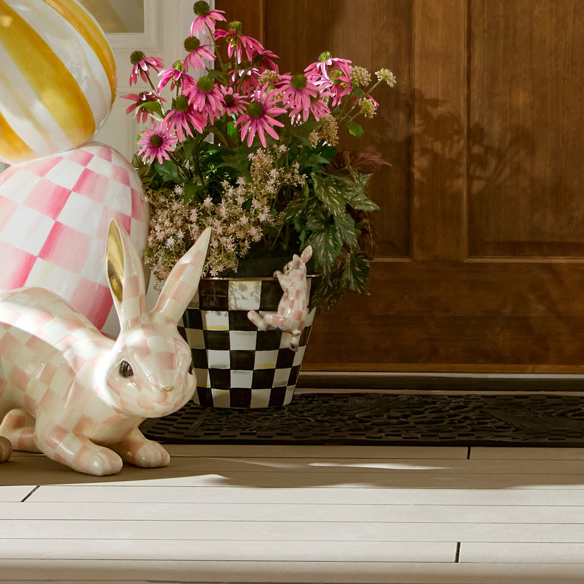 Rosy Check Funny Bunny Pot Climber - Image 2