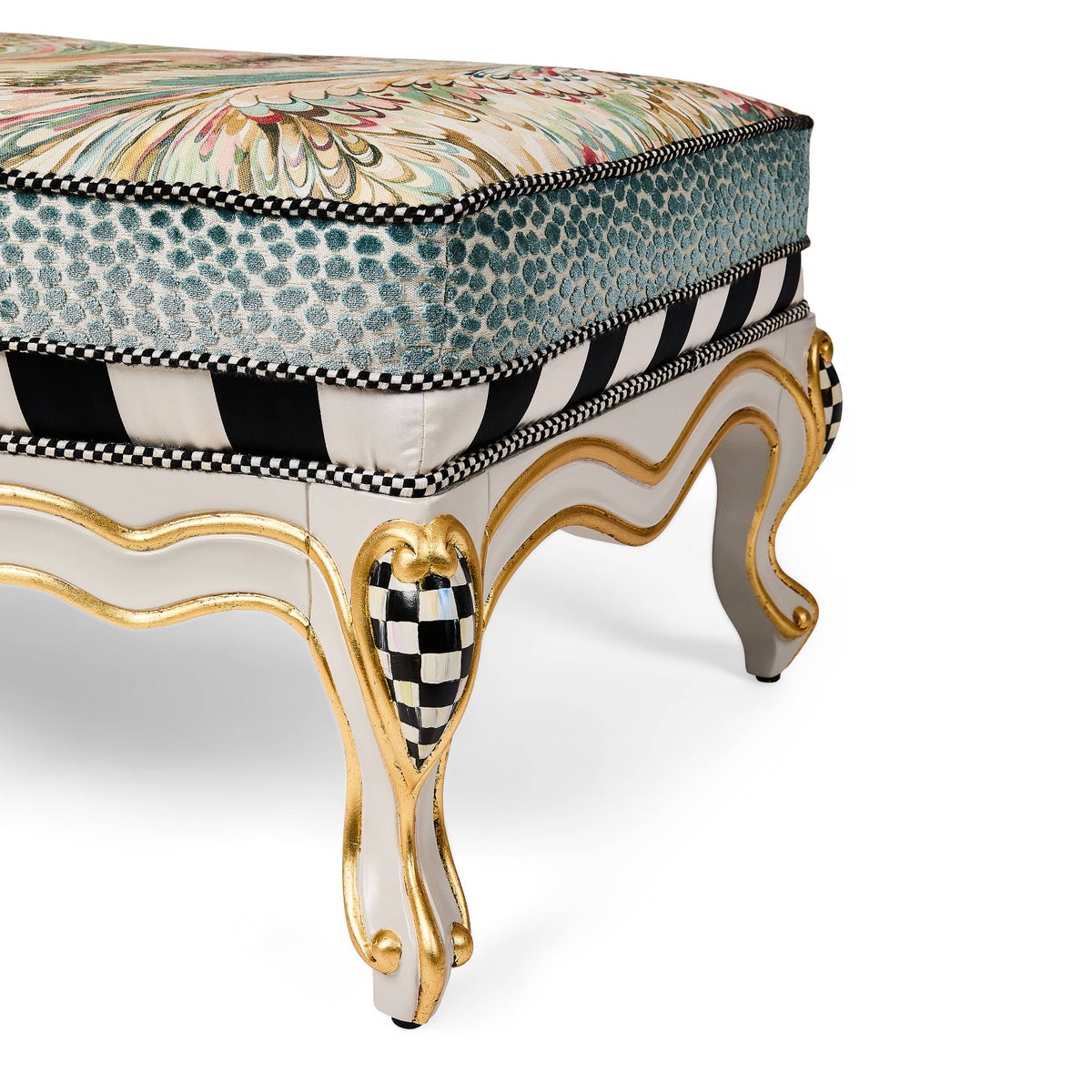 Storybook Upholstered Ottoman - Image 7