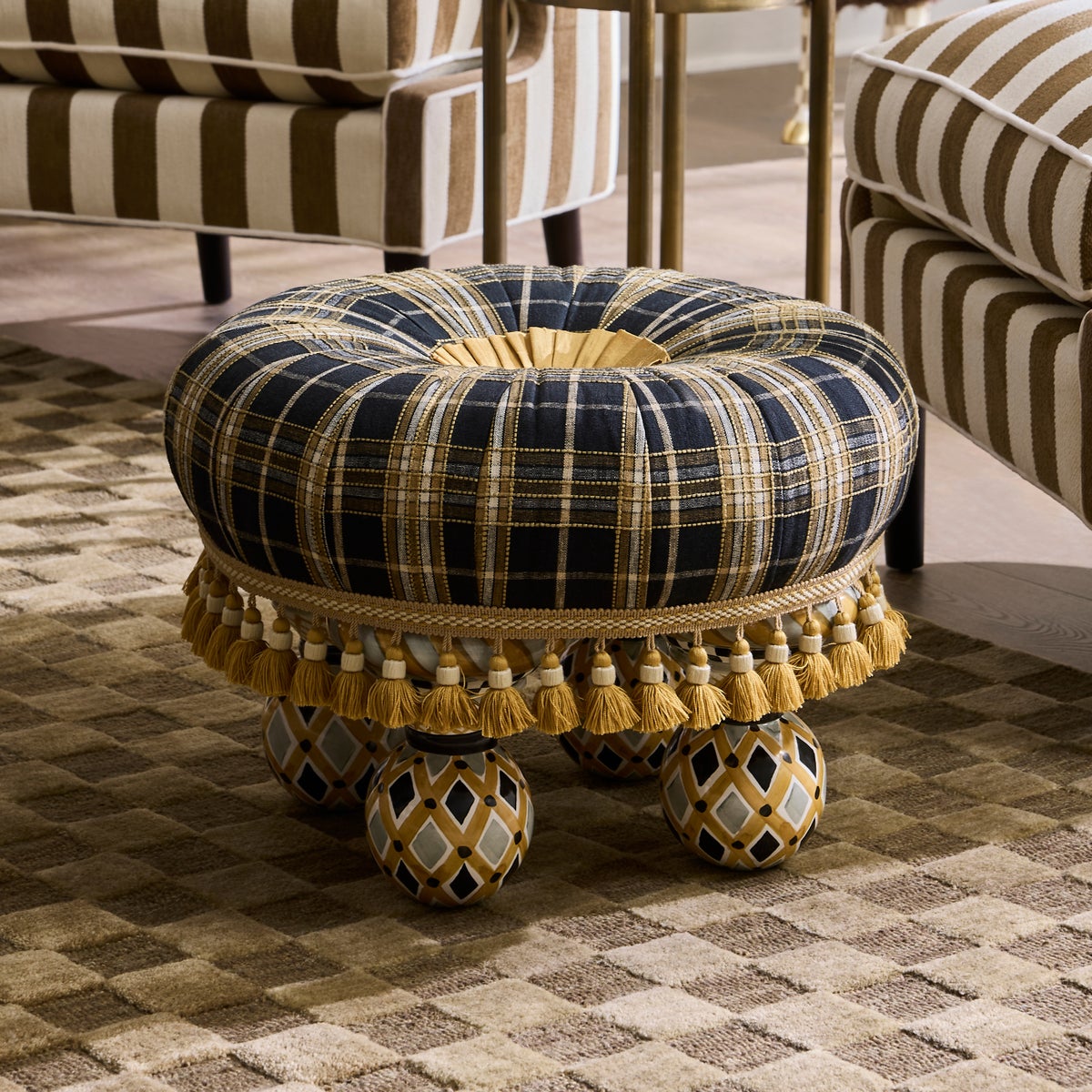 Mad for Plaid Tuffet - Image 7