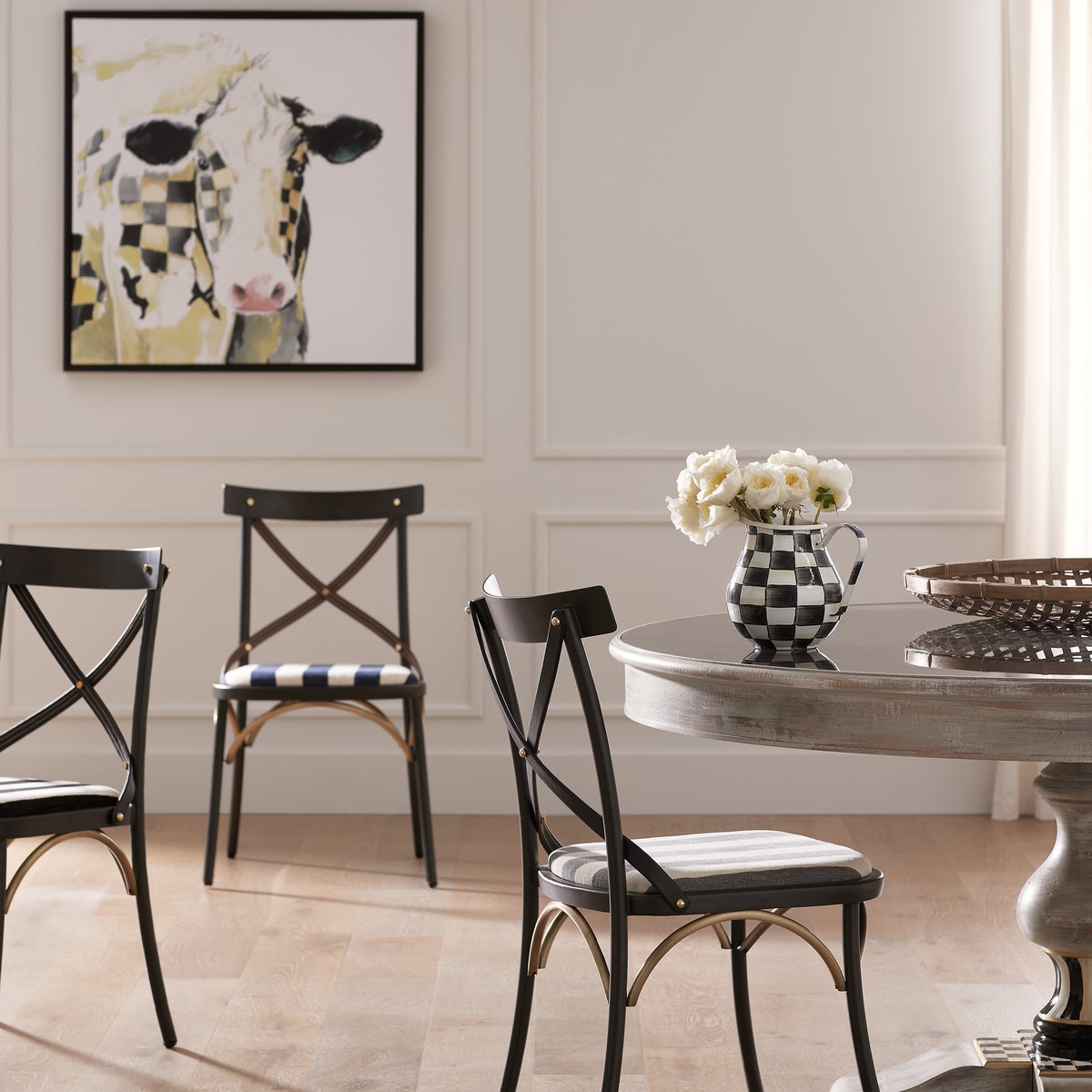 Tuscan Farm 62" Round Pedestal Table - Image 2