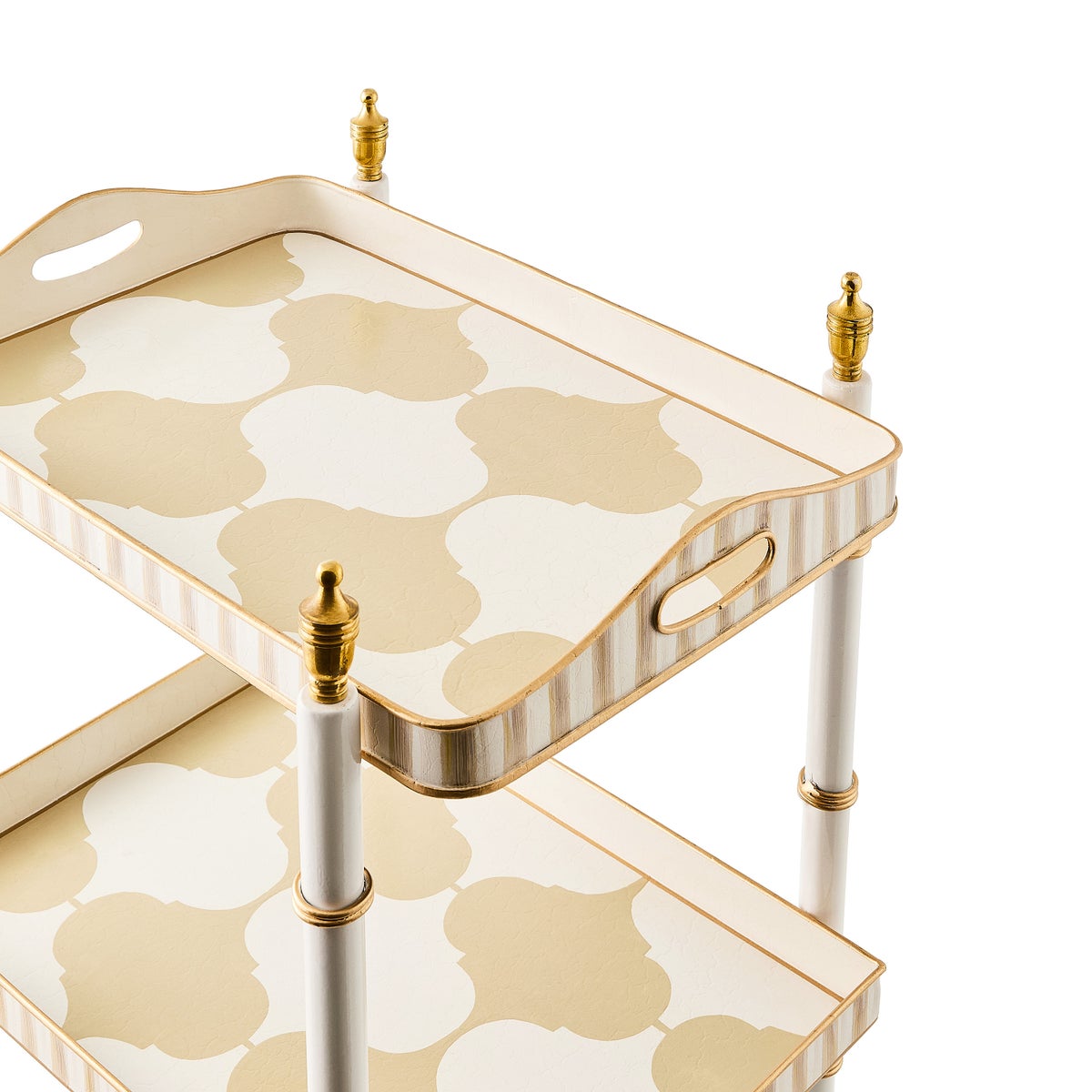 Mocha 3-Tier Tray Table - Image 5