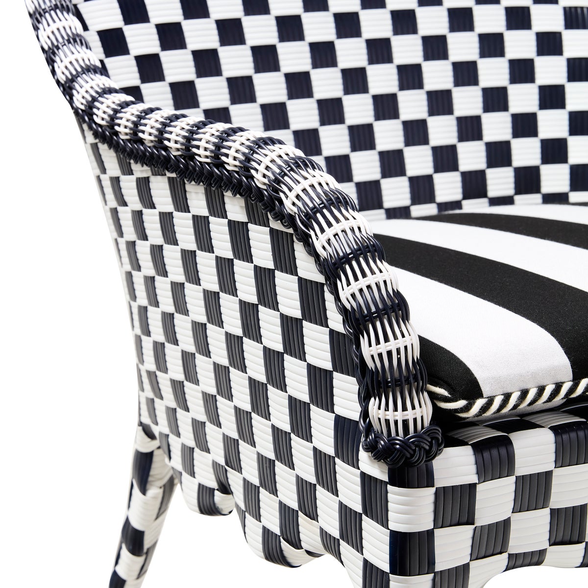 Gambit Check Outdoor Accent Chair - Image 6