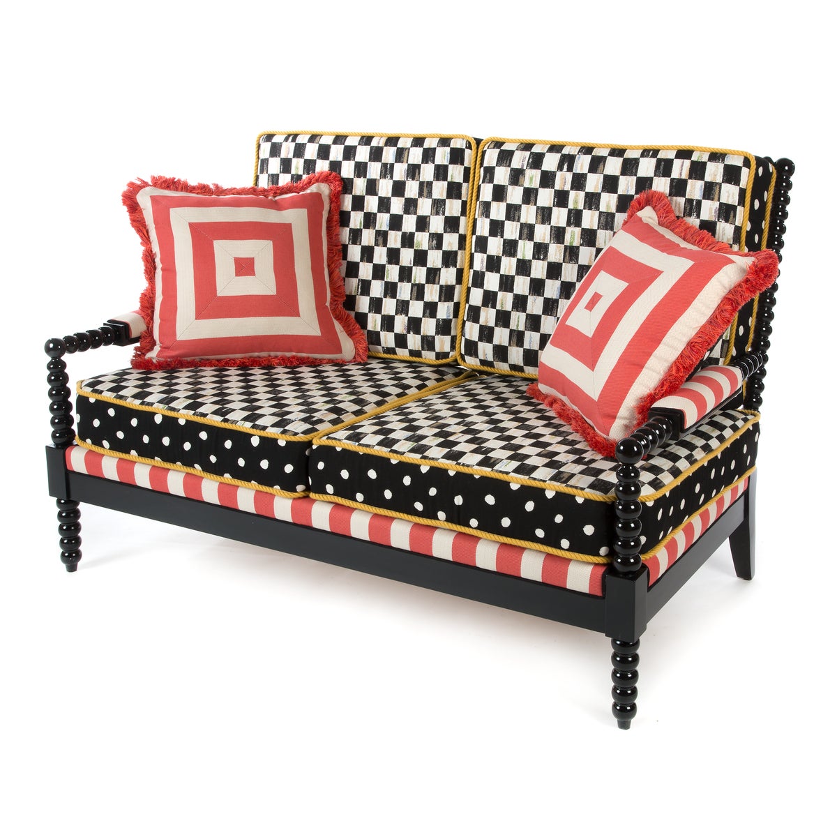 Spindle Cabana Outdoor Loveseat - Image 5