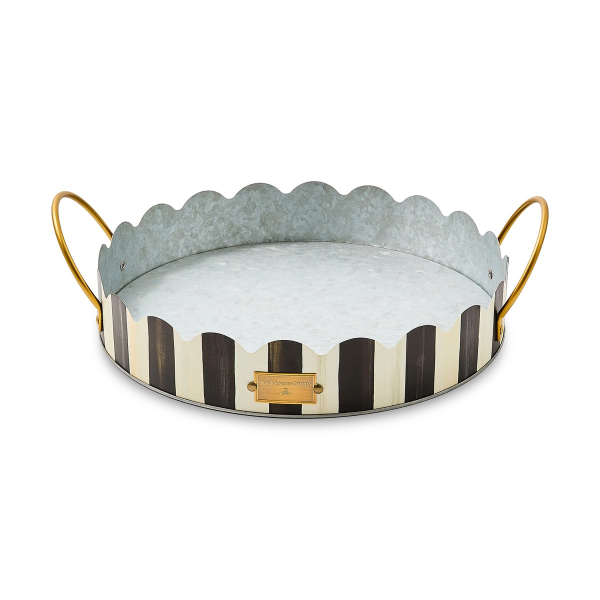 Courtly Stripe Serving Trays, Set of 2 - Image 4