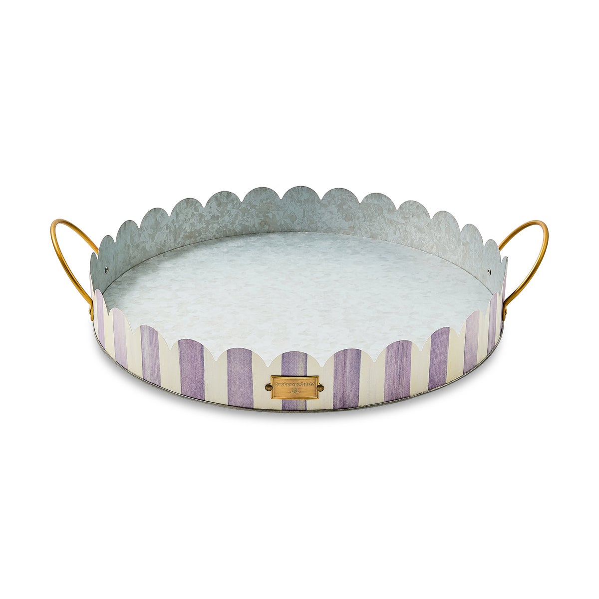 Violet Stripe Serving Trays, Set of 2 - Image 5