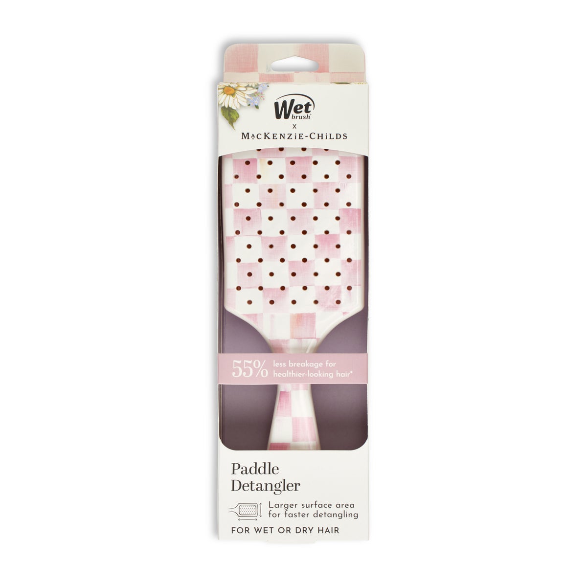 Wet Brush Rosy Check Paddle Brush - Image 3