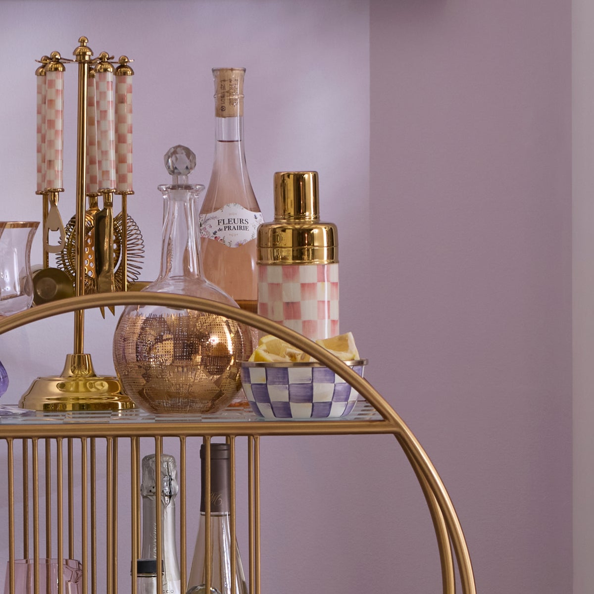 Rosy Check 3260 Gold Cocktail Shaker - Image 7