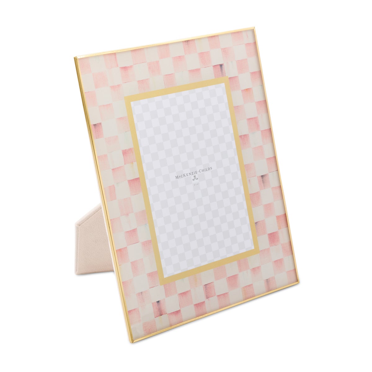Rosy Check 4" x 6" Glass Frame - Image 3
