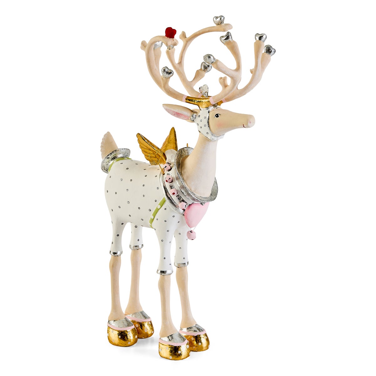 Patience Brewster Moonbeam Cupid Reindeer Figure