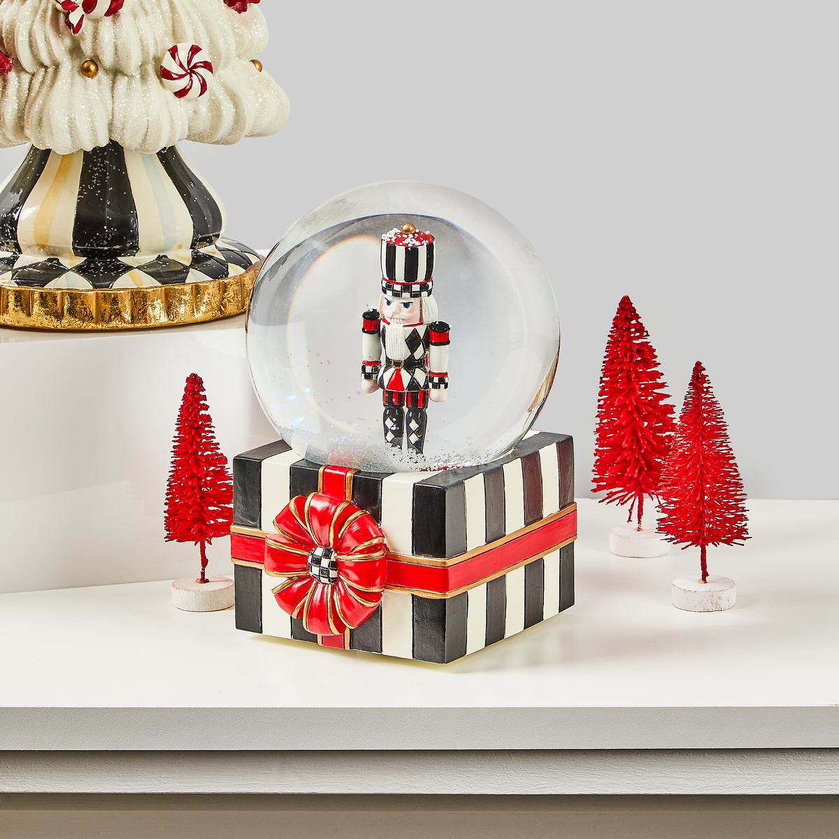 Nutcracker Gift Snow Globe - Image 2