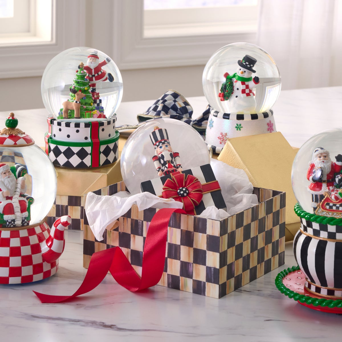 Nutcracker Gift Snow Globe - Image 6