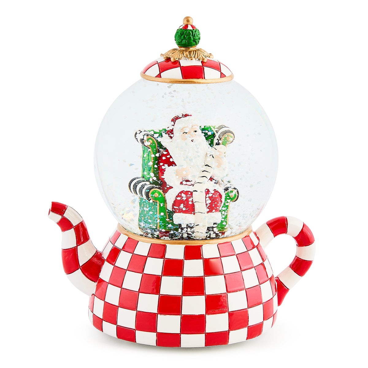 Check It Out Teapot Snow Globe - Image 2