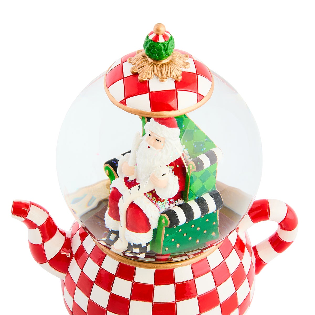 Check It Out Teapot Snow Globe - Image 3