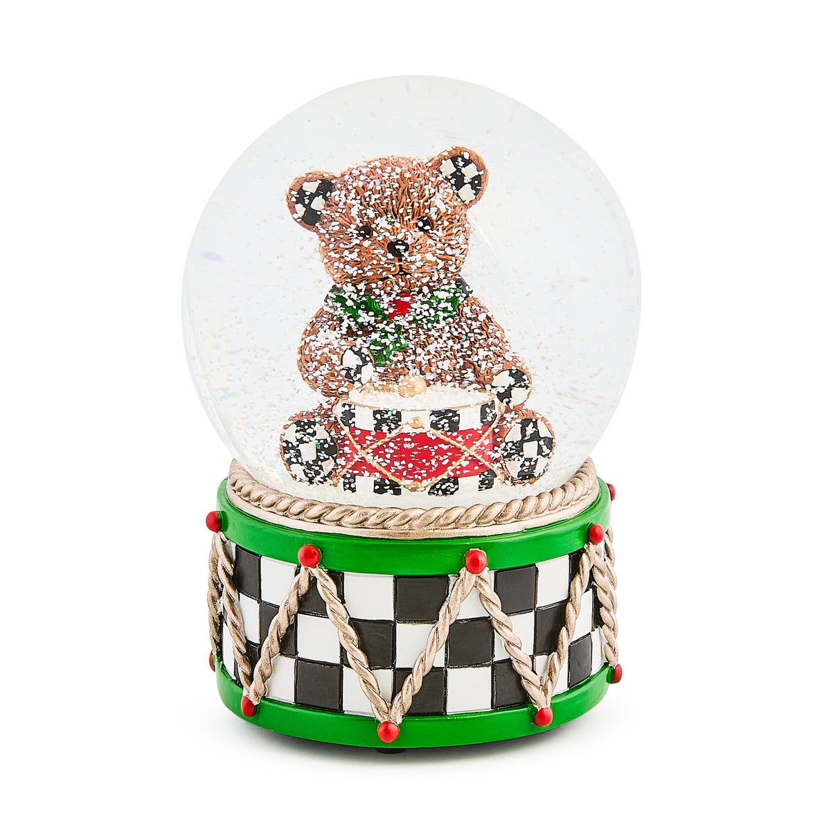 Holly Bear Snow Globe - Image 2