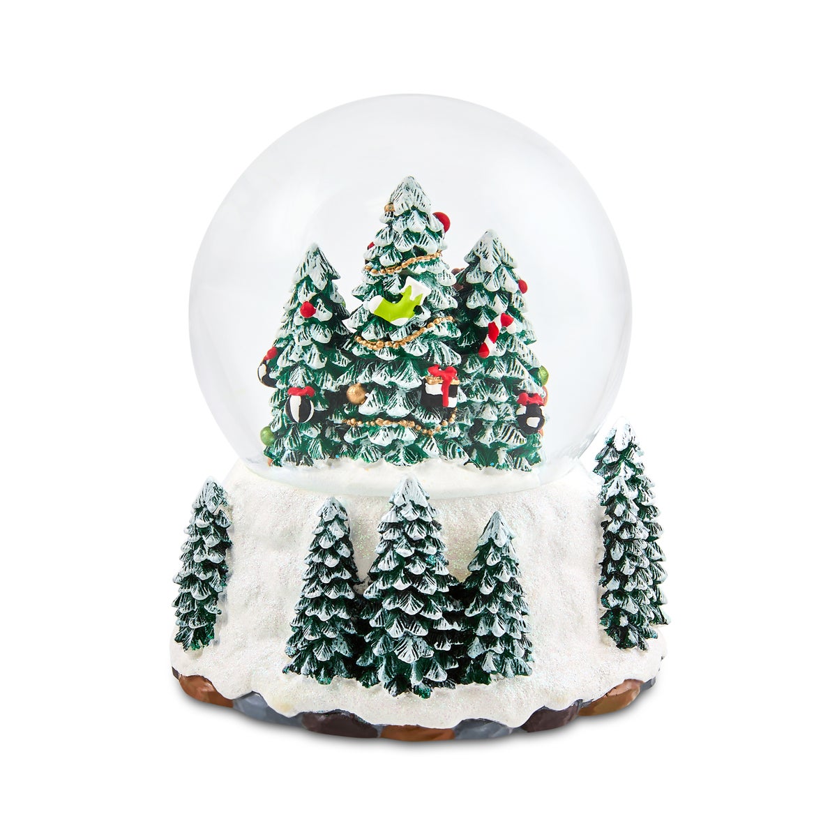 Holiday Forest Deer Snow Globe - Image 3