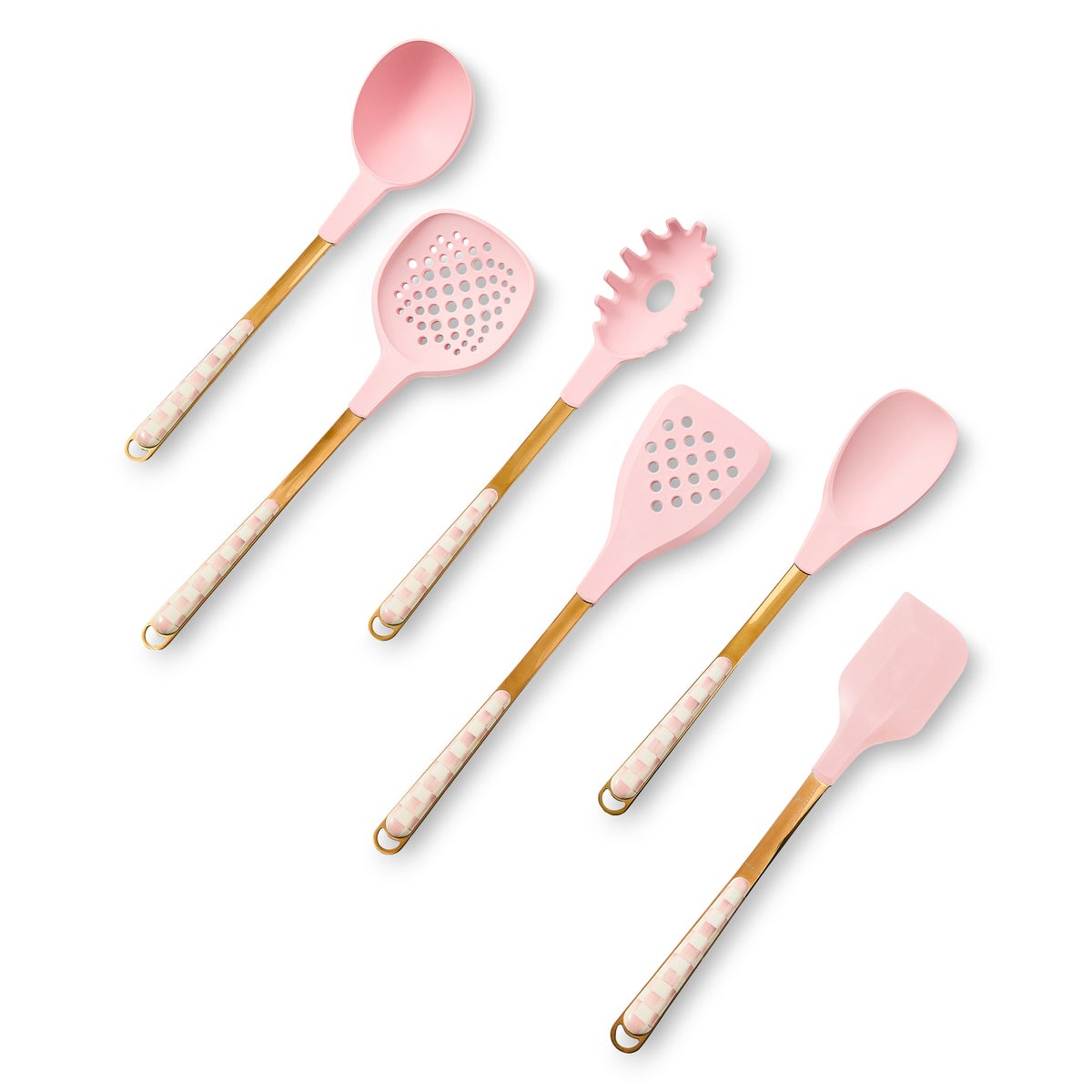 Rosy Check Utensil Caddy Set - Image 3