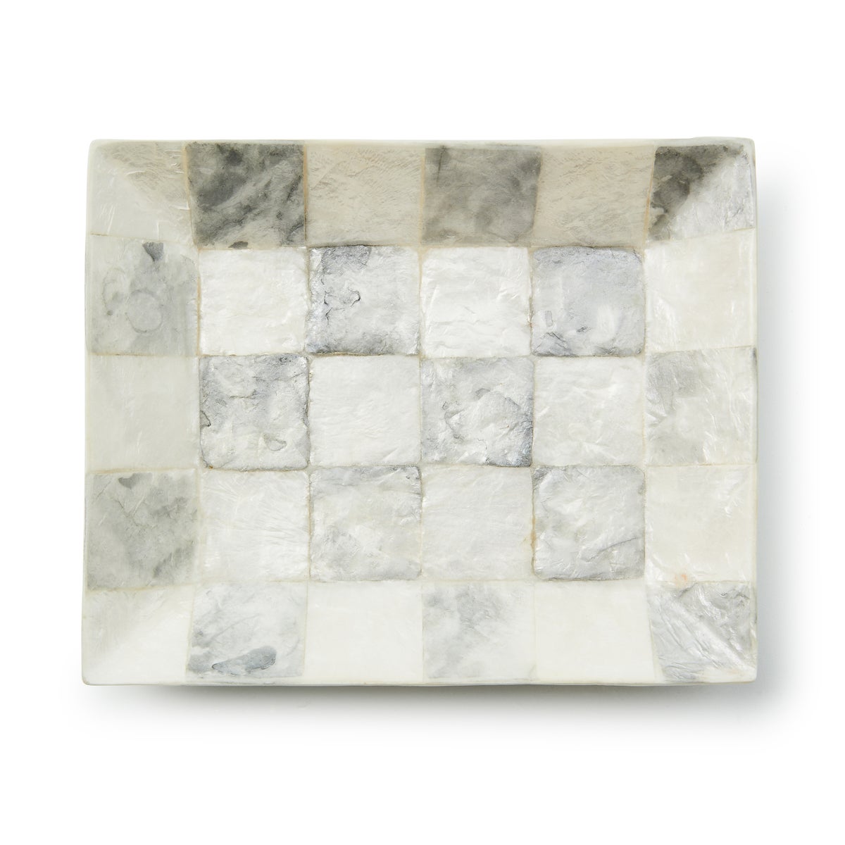 Sterling Check Capiz Soap Dish - Image 3