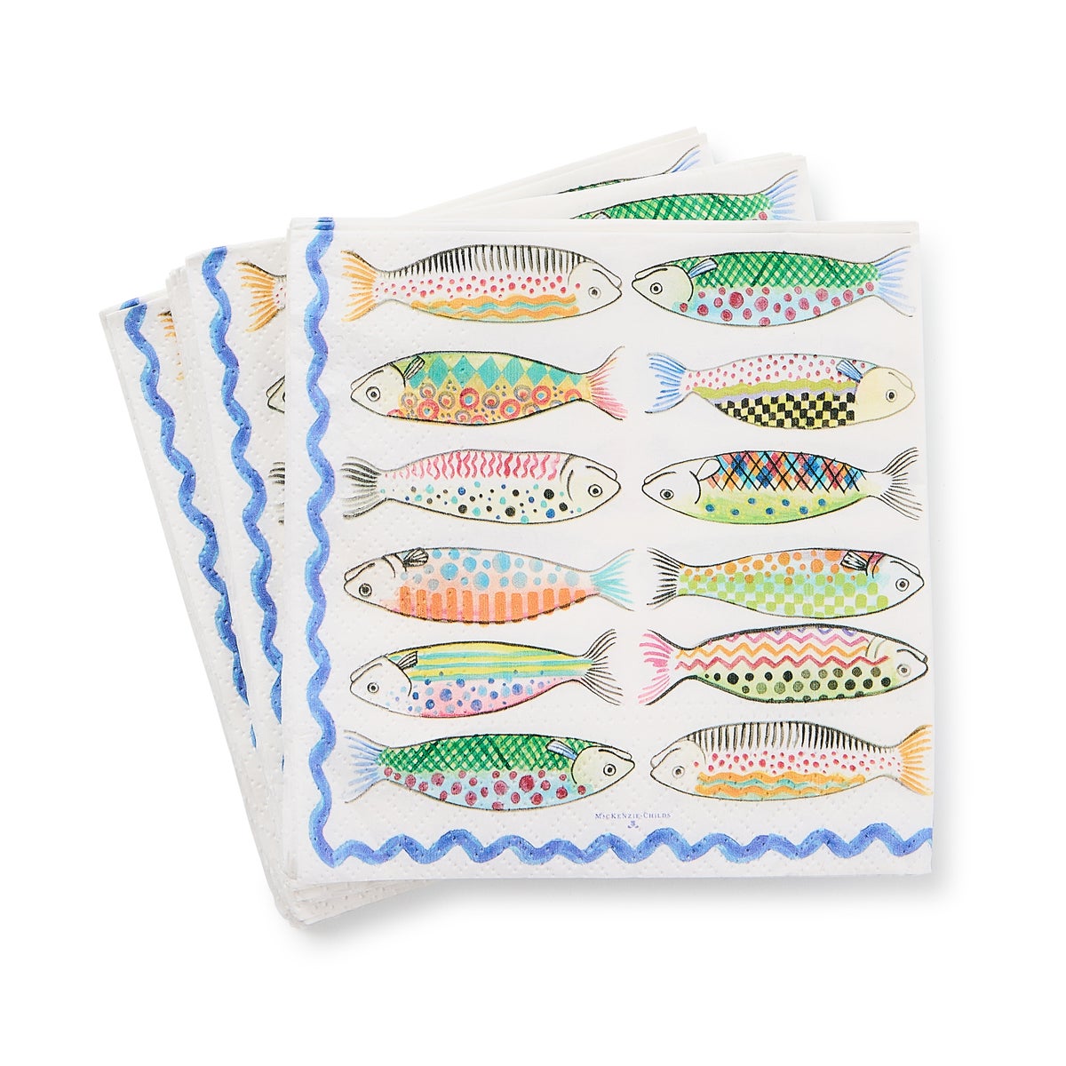 Go Fish Cocktail Paper Napkins - Image 3