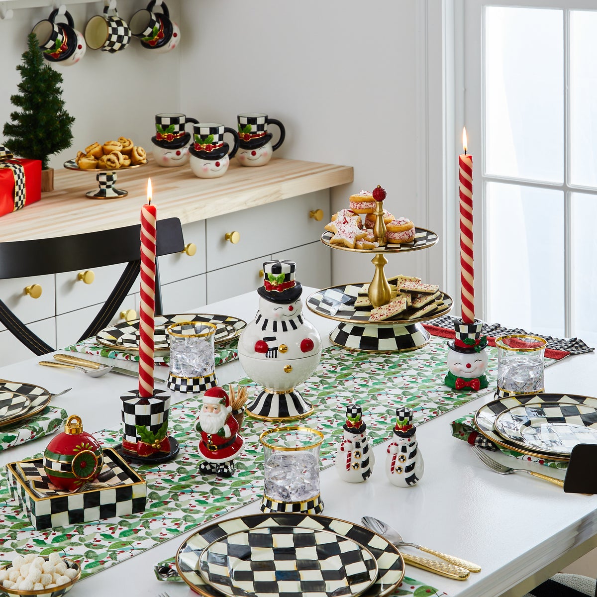 Candy Cane Dinner Candles, Set of 2 - Image 3