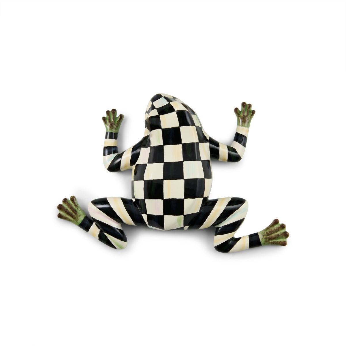 Courtly Check Frog Wall Decor