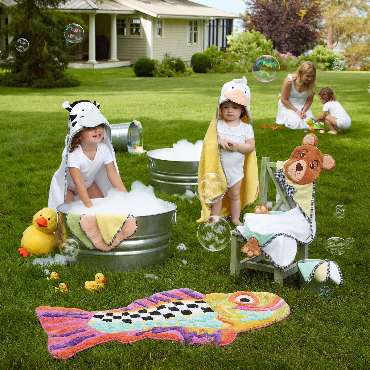 Happy Fish Bath Rug - Image 2