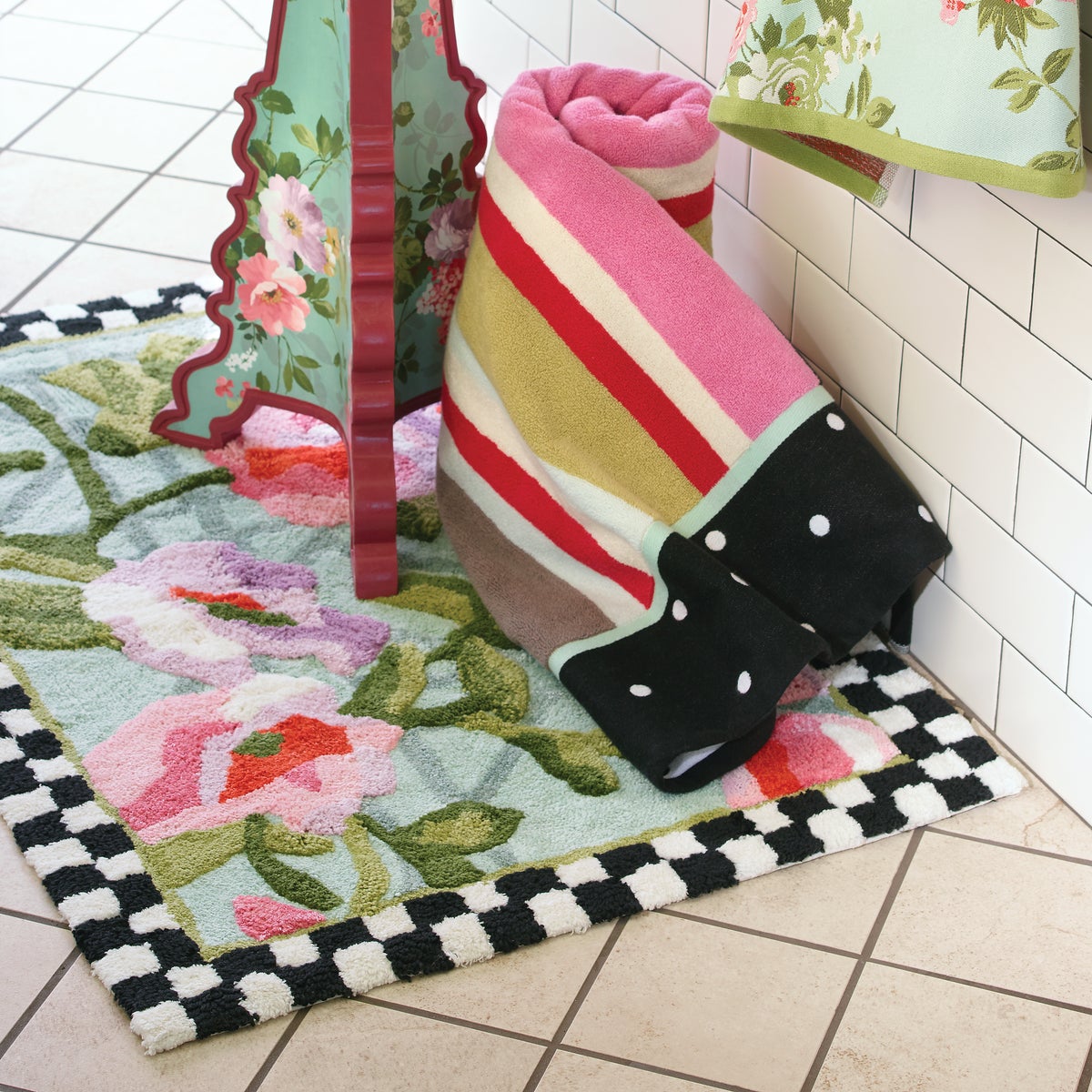 Chelsea Garden Bath Rug - Image 2