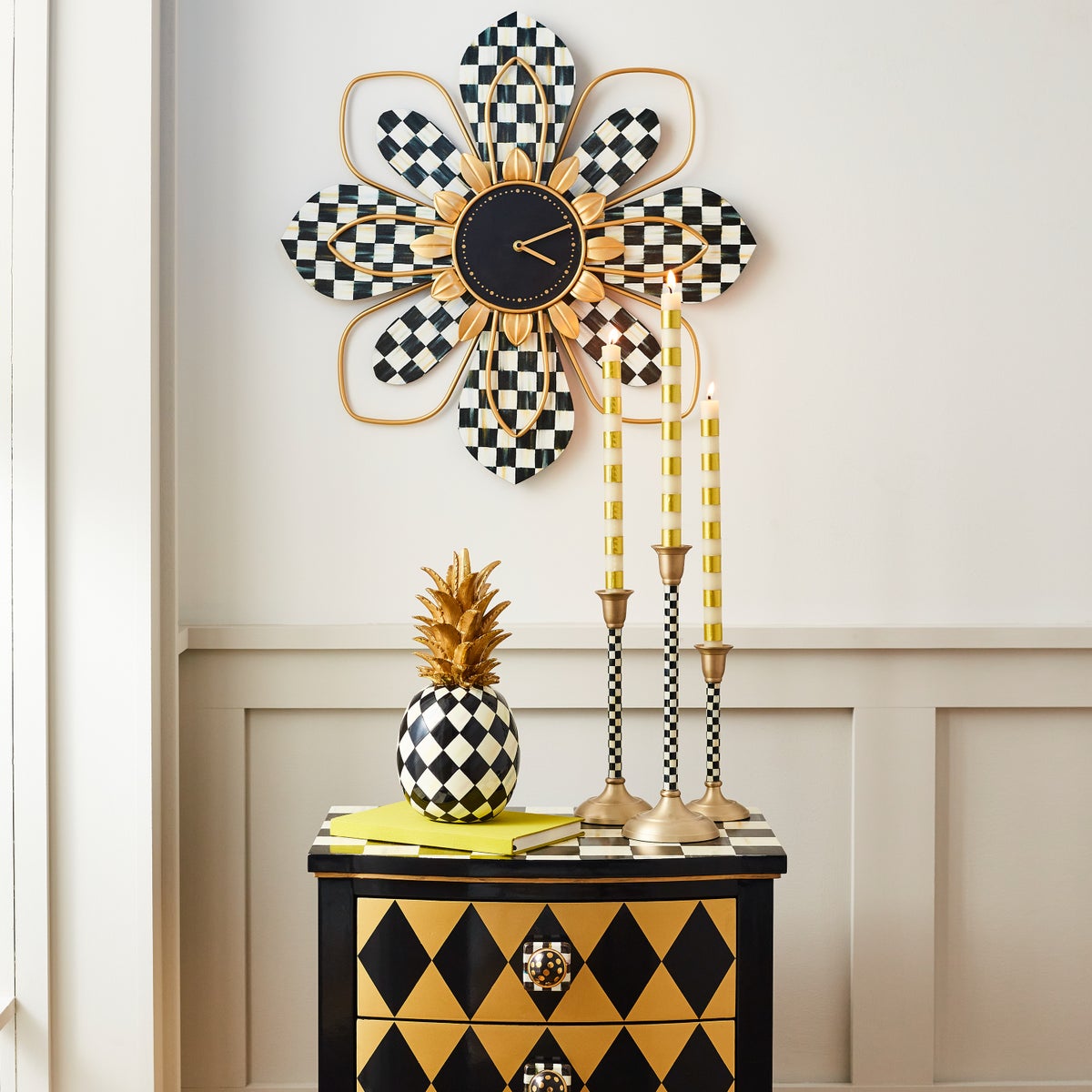 Courtly Check Small Candlestick - Image 5