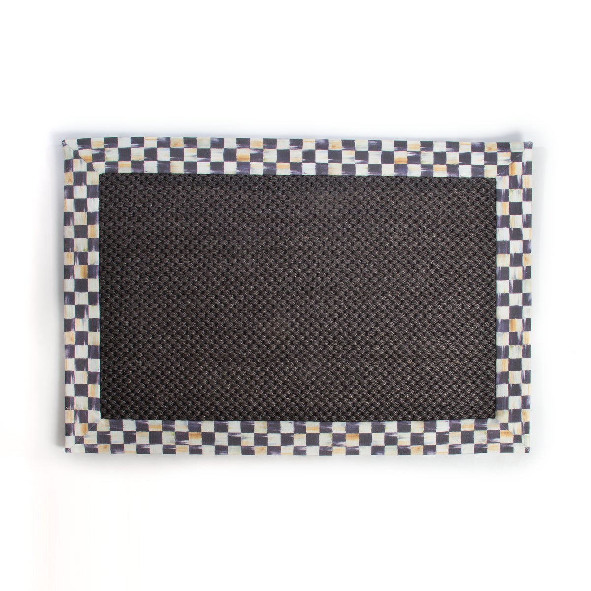 Courtly Check Black Sisal 2' x 3' Rug